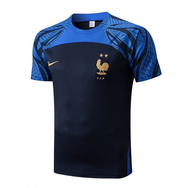 Trikot Entrenamien Frankreich 2022-23 Blau 1